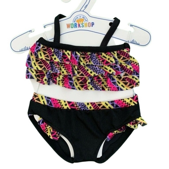 Build-A-Bear Outfit Swimsuit Towel Beach Bag Fashion Set‎ Rabbit NOT Included - Picture 2 of 10